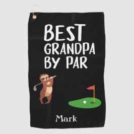 Toalla De Golf El mejor abuelo de Par para el abuelo