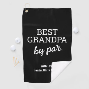 Toalla De Golf El mejor abuelo del Personalizado del Día del Padr