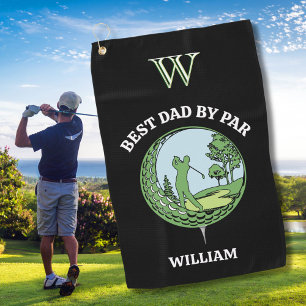 Toalla De Golf El mejor papá del personalizado por parte de los h