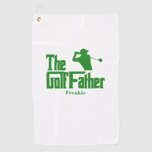 Toalla De Golf El Padre Del Golf Con Nombre Divertido Tema Del Go
