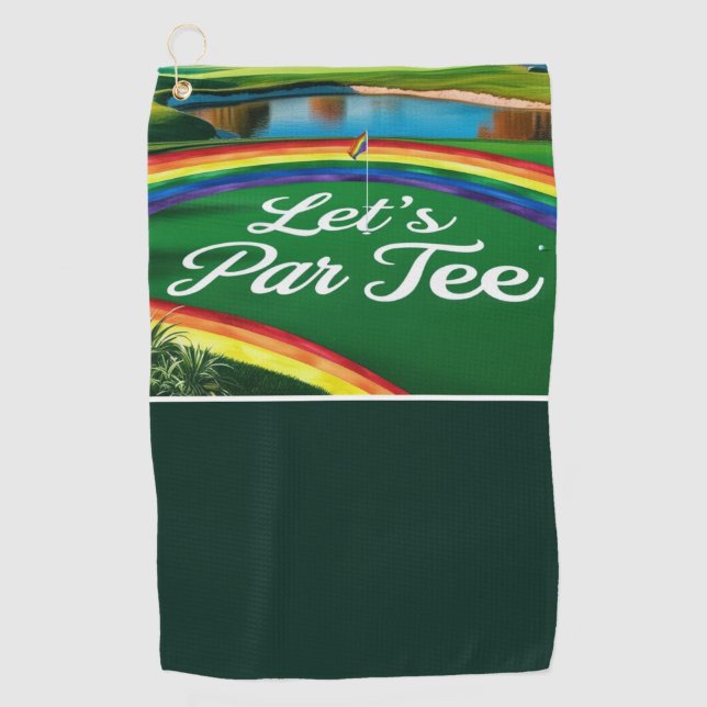 Toalla De Golf El Torneo del Campo de Golf Orgullo para Golfer (Anverso)