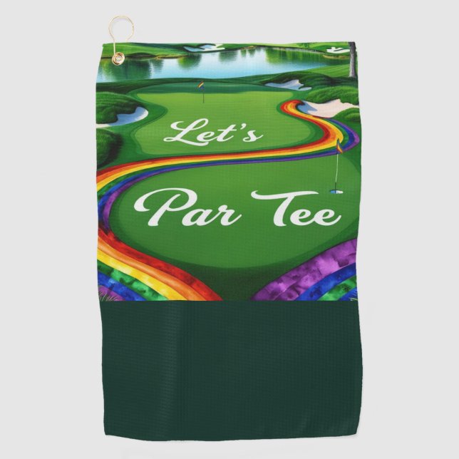 Toalla De Golf El Torneo del Campo de Golf Orgullo para Golfer (Anverso)