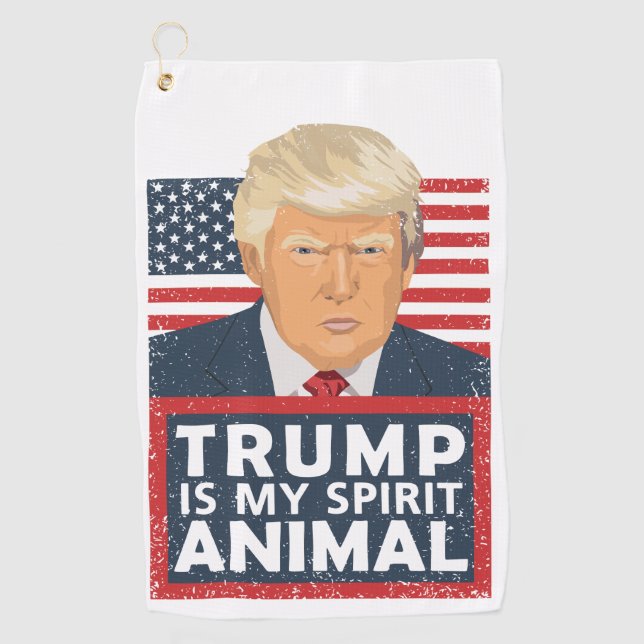 Toalla De Golf El triunfo es mi animal del alcohol divertido (Anverso)