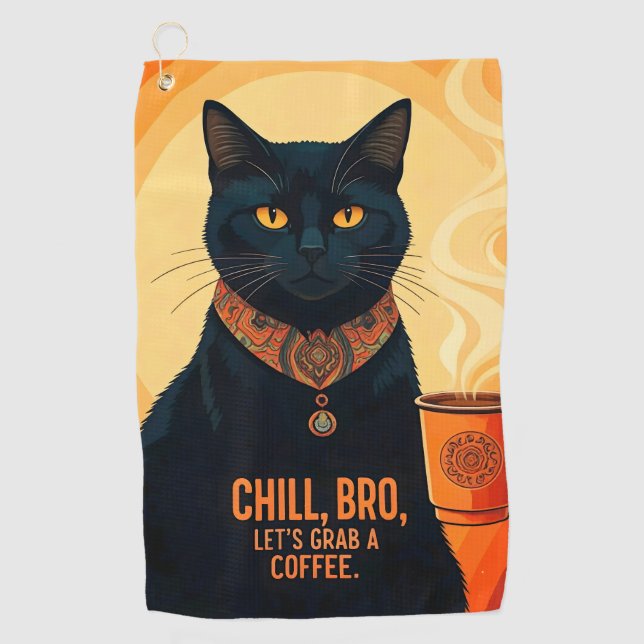 Toalla De Golf Elaborado y relajado (Anverso)