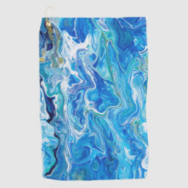 Toalla De Golf Elegante Agate Loco 6 - Azul oceánico