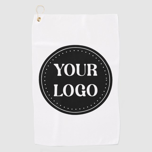 Toalla De Golf Elegante, contemporáneo, refinado y personalizable (Anverso)