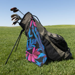 Toalla De Golf Elegante decoración floral en acuarela que llama l