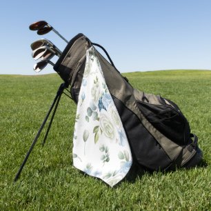 Toalla De Golf Elegante decoración floral en acuarela que llama l