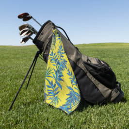 Toalla De Golf Elegante floral decorativo de acuarela llamativo 