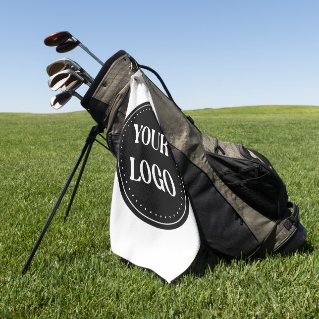 Toalla De Golf elegante, moderno, refinado y editable. (Verde)