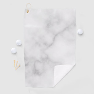 Toalla De Golf Elegante y elegante patrón de mármol blanco