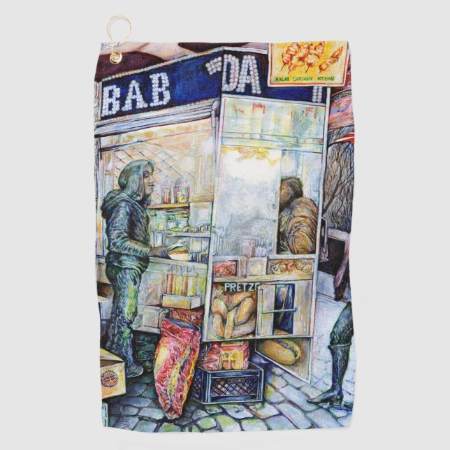 Toalla De Golf Enamorado de problemas, y en problemas de amor (Anverso)