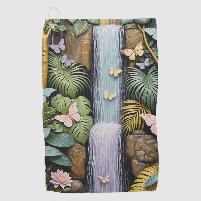 Toalla De Golf Enchanted Falls Oasis (Anverso)