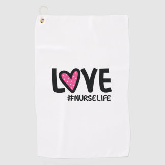 Toalla De Golf Enfermería Regalo Amor Nurselife