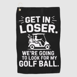 Toalla De Golf Entra Perdedor Carrito De Golf Busca Mi Bola Golfi
