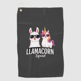Toalla De Golf Equipo de Llamacorn divertido unicornio Equipo de 