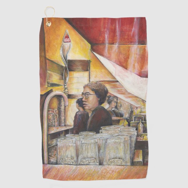 Toalla De Golf Equivalente luminoso de emociones apasionadas (Anverso)