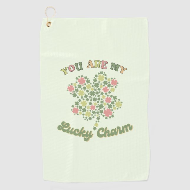 Toalla De Golf Eres Mi Encanto Afortunado (Anverso)