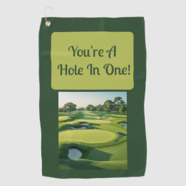 Toalla De Golf Eres un hoyo en uno