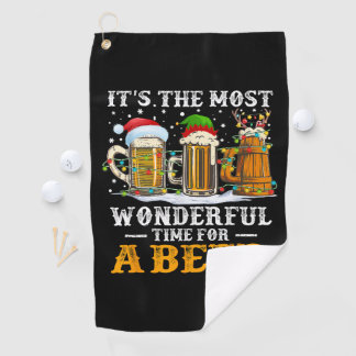 Toalla De Golf Es El Momento Más Maravilloso Para Una Navidad De