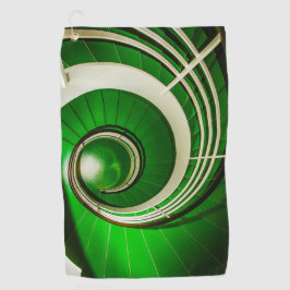 Toalla De Golf Escalera circular verde