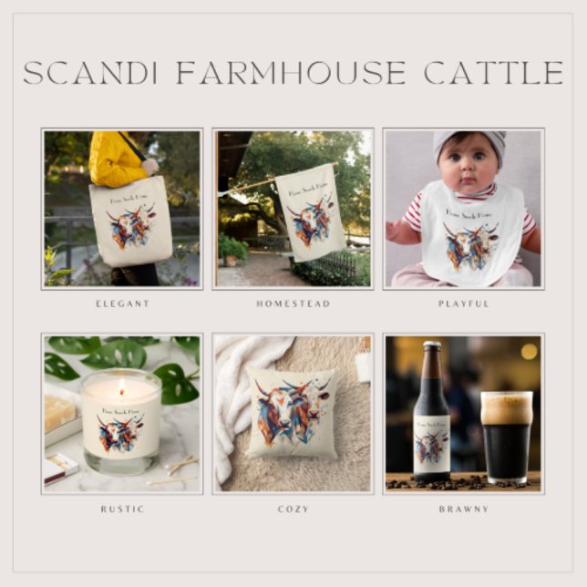 Toalla De Golf Escandi Farmhouse Cattle, personalizado (Subido por el creador)