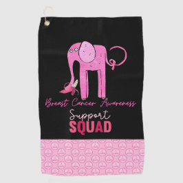 Toalla De Golf Escuadrón de apoyo a la sensibilización sobre el c