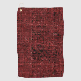 Toalla De Golf Escuadrones rojos de poca monta de pintura