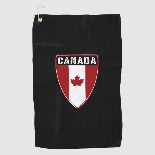 Toalla De Golf Escudo canadiense (Anverso)