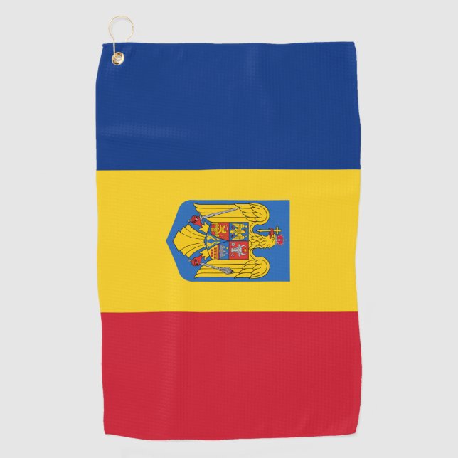 Toalla De Golf Escudo de armas de Rumania (Anverso)