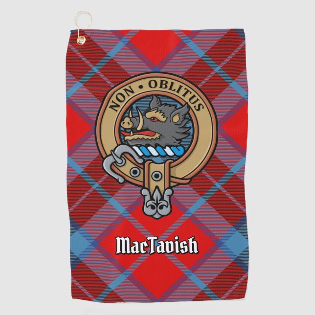 Toalla De Golf Escudo de Clan MacTavish (Anverso)