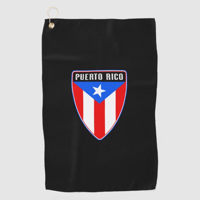 Toalla De Golf Escudo de Puerto Rico (Anverso)