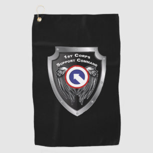 Toalla De Golf Escudo del Personalizado del comando de soporte de