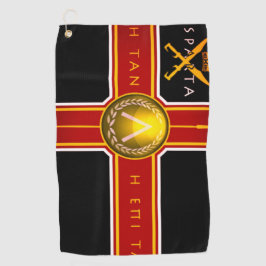 Toalla De Golf Espartanos luchan contra el fracaso