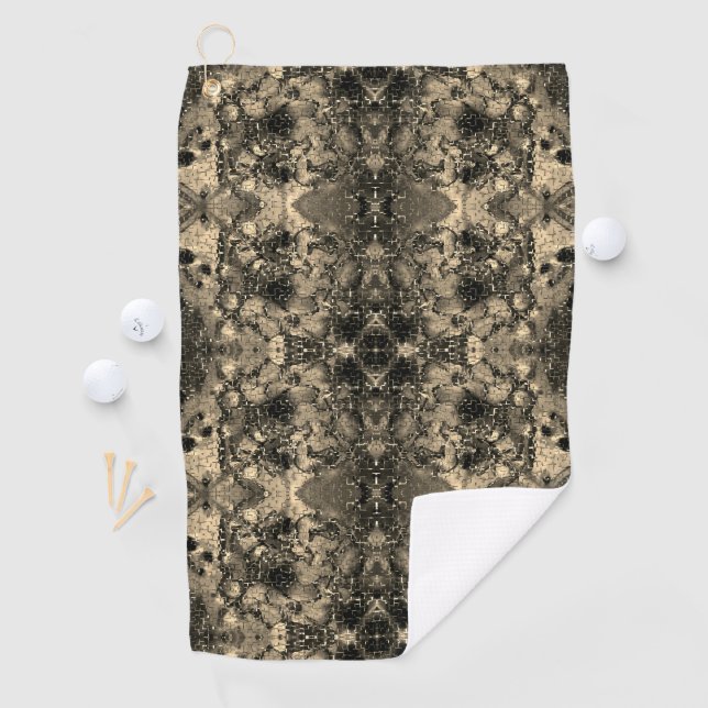 Toalla De Golf Espejo con un aspecto aterciopelado, clásico beige (In situ)