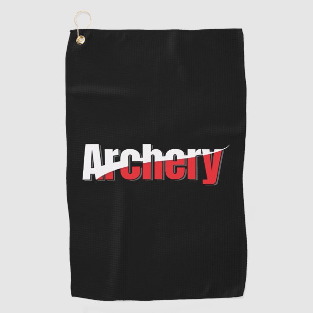 Toalla De Golf Espíritu abstracto de tiro con arco - Arte gráfico (Anverso)