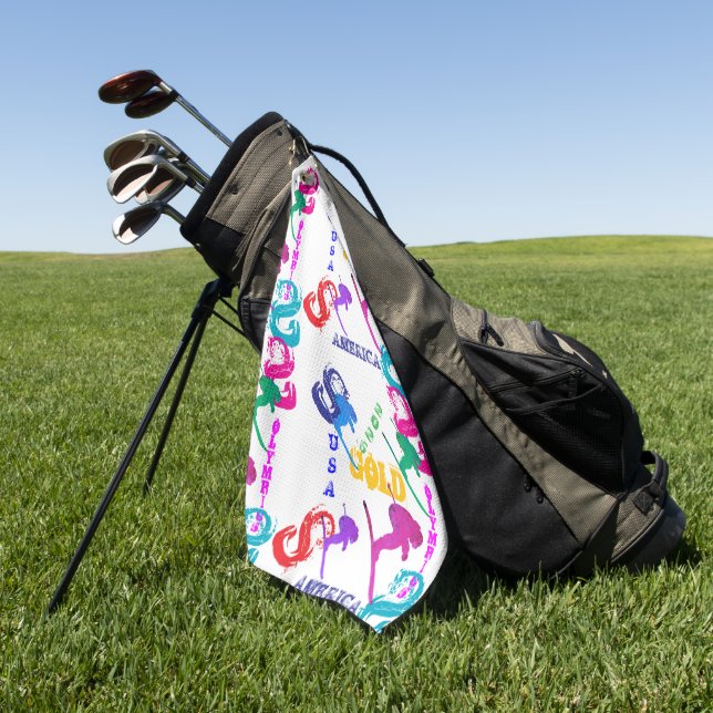 TOALLA DE GOLF ESQUÍ OLÍMPICO (Verde)