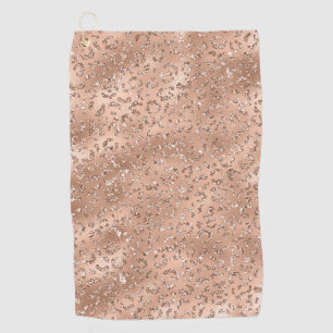Toalla De Golf Estampado de piel de leopardo guepardo negro anima