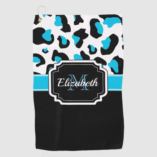 Toalla De Golf Estampado leopardo lindo (Anverso)