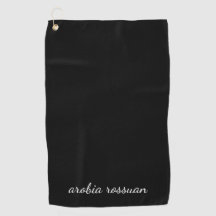 Estilo de nombre de letra script negro moderno con