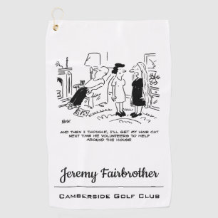 Toalla De Golf Estilo de pelo largo por falta de corte de pelo o