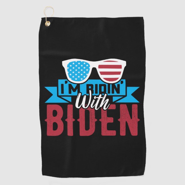 Toalla De Golf Estoy Ridin con Biden (Anverso)