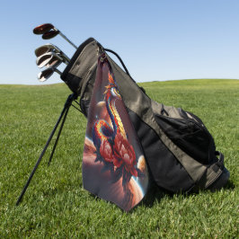 Toalla De Golf Estrella real serpiente del universo.