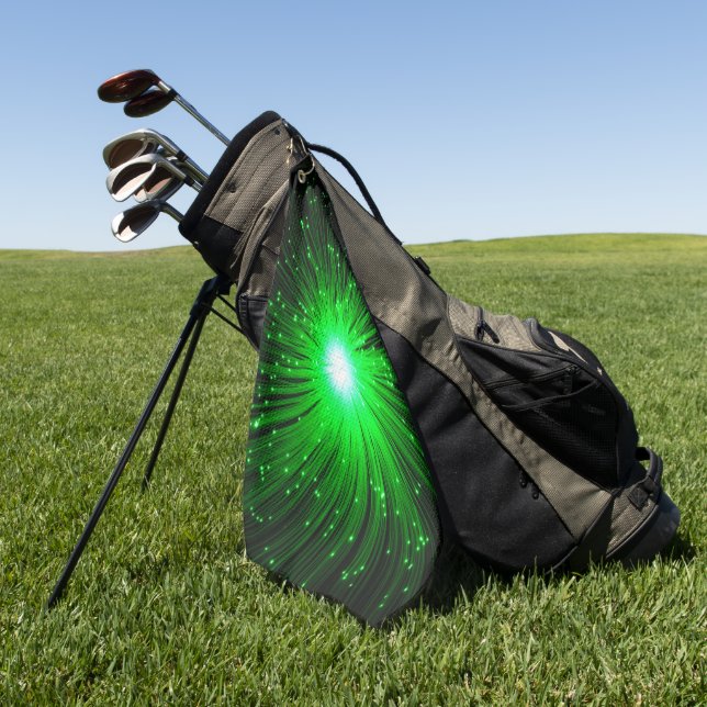 Toalla De Golf Explosión verde (Verde)