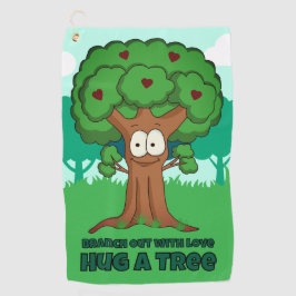 Toalla De Golf Extiende el Amor Abraza un Árbol