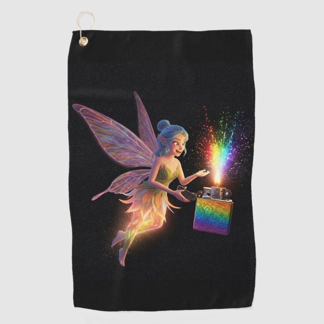 Toalla de golf Fairy Fun Wipe (Anverso)