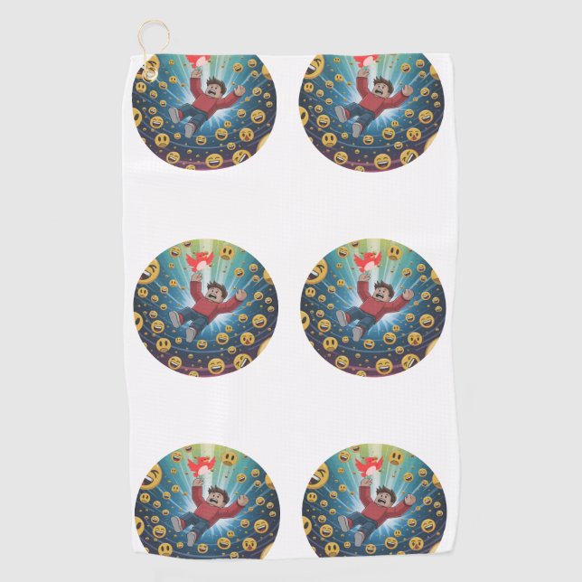 Toalla De Golf Fall in bubble  (Anverso)