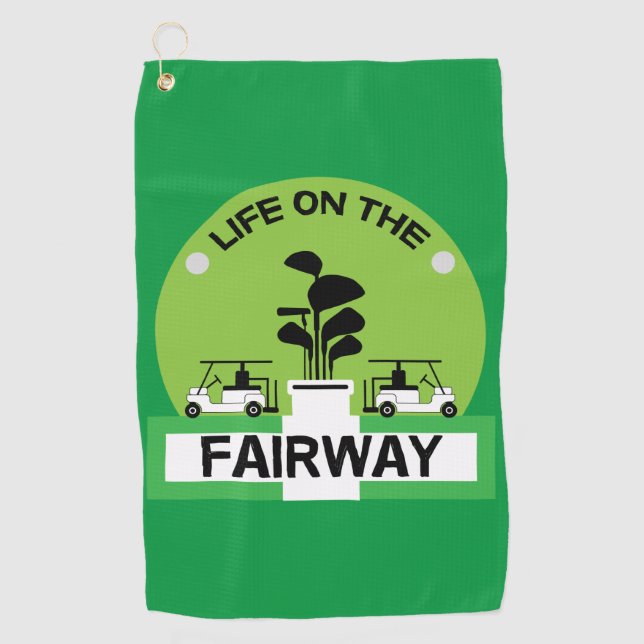 Toalla De Golf Famoso golf para jugadores de golf Fanatics Sports (Anverso)