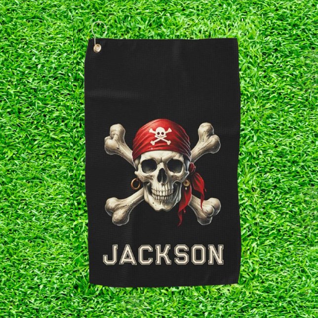 Toalla De Golf  fanfarrón  (Pirate Your Swing, Matey! Golfing Towel, Golf Accessory,  )