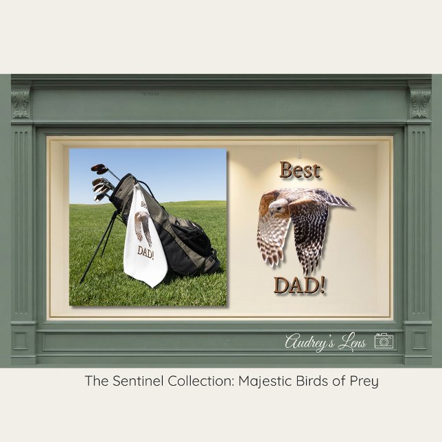 Toalla De Golf Father's Day "Best Dad" Hawk  (Subido por el creador)